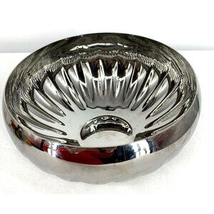 Georg Jensen Bernadotte Stainless Steel Large Bowl 10" Dia Denmark